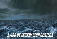 aviso de inundación costera