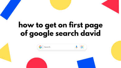 how to get on first page of google search david aziz