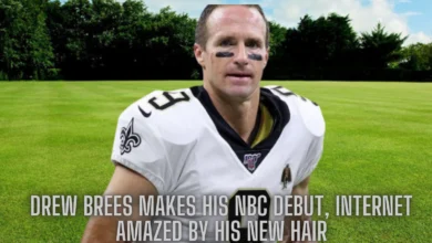 Drew Brees Makes His NBC Debut, internet Amazed by His New Hair